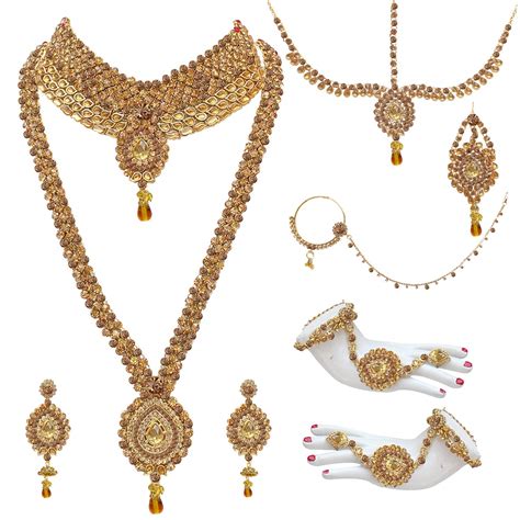 Buy Lucky Jewellery Traditional LCT Golden Color Alloy Bridal Dulhan ...