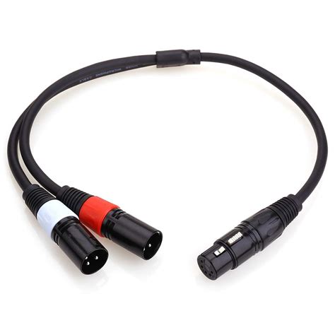 Buy MOBOREST DMX Splitter Cable 5-Pin Female to Dual 3-Pin Male XLR ...