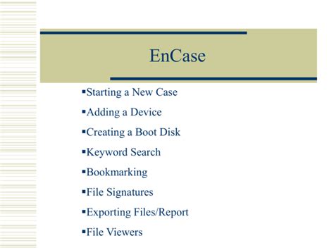 Encase Tutorial 的图像结果