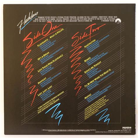 Image result for Flashdance Soundtrack