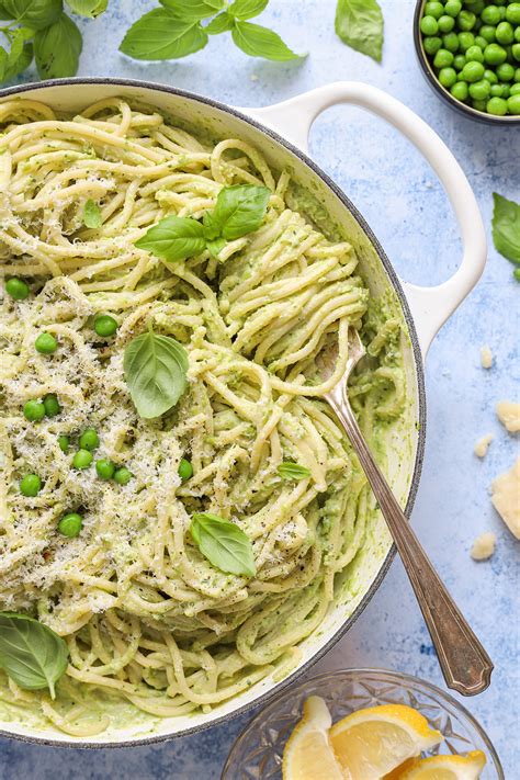 15-Minute Green Pea Pasta - Real Food Whole Life