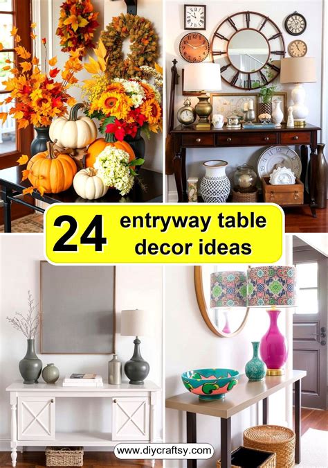 24 Entryway Table Decor Ideas to Elevate Your Home's Entry