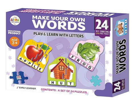 Buy Ankit Toys & Games Word Puzzle Learning & Educational Jigsaw Game ...