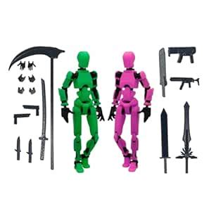 Buy Mighty Miniatures Prime Action Figure Pack of 2 with Weapons | 14 ...