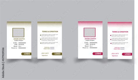 Employee Card Design 的图像结果