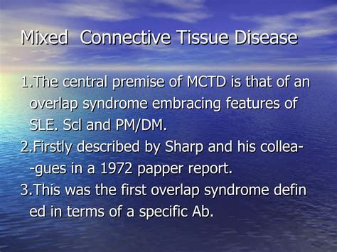 Mixed Connective Tissure Disease | PPT