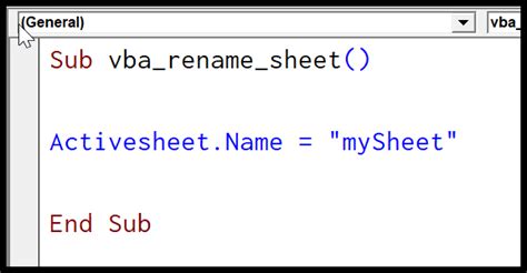 Excel VBA IF Worksheet Name 的图像结果