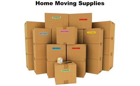 Sjpack 960 Home Moving Labels Removable Color Coded Labels Boxes ...