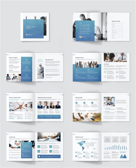 Company profile brochure template indesign indd – Artofit