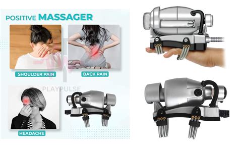 Playpulse 10 Years Warranty Professional Handheld Head Massager with ...
