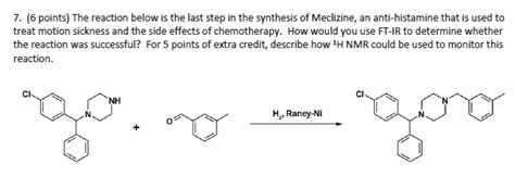 SOLVED:7. (6 points) The reaction below is the last step in the ...