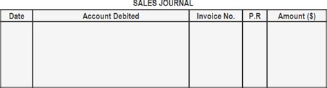 Image result for Sales Journal Format