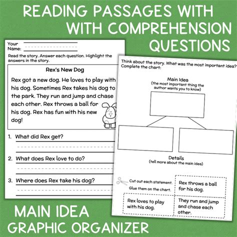 Image result for Identifying Main Idea First Grade