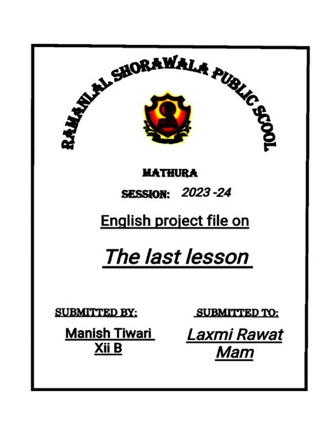 English Project File Class 10 的图像结果