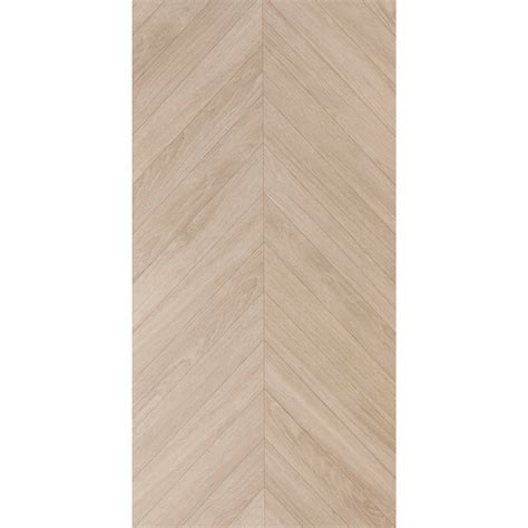 Ashwood Oak Matt Chevron Wood Effect Floor Tile | Luxury Tiles UK