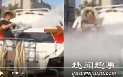 杭州洒水车突然停下对准路边母子俩狂喷 原因曝光令人无语真相实在让人惊讶 - 奇闻异事 - 拽得网