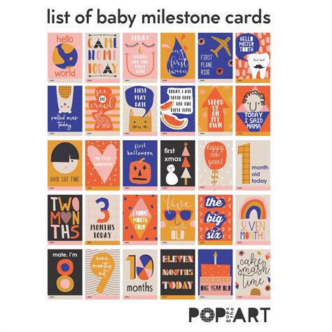 Buy Milestone and flash Cards online – Popup Kids