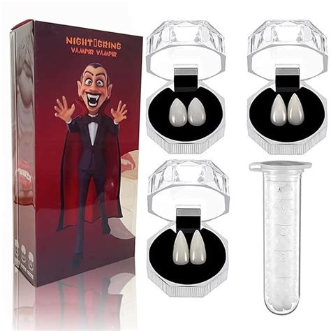 NIGHT-GRING halloween party cosplay prop decoration vampire tooth ...