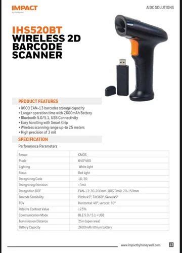 Image result for Wireless 2D Barcode Scanner