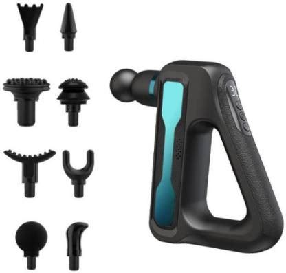 R S ACUPRESSURE New 32 Speed 8 Sport Head Triangle Massage Gun portable ...