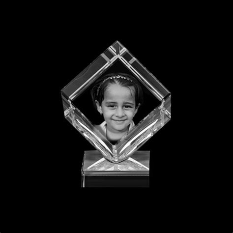 6x6x6 Cube 2D Crystal, 2D Crystal | Custom Photo 2D Crystal ...