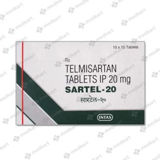 SARTEL 20MG TABLET 15'S : View Price, Combination and Alternatives ...