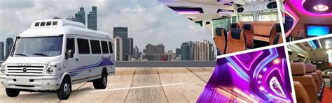 Book 20 Seater Maharaja Tempo Traveller on Rent at 34 Rs/km