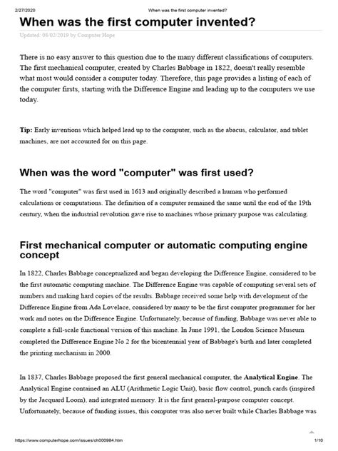 Image result for Who Invented First Computer