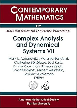 Buy Complex Analysis and Dynamical Systems 7 Book Online at Low Prices ...