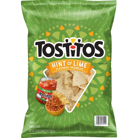 Tostitos, Hint Of Lime Flavored Triangles, Tortilla Chips - SmartLabel™