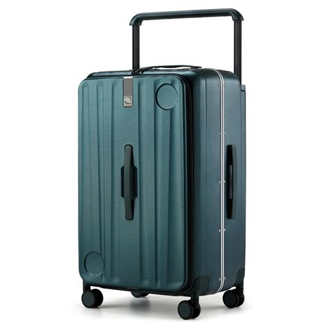 Hanke Multifunctional 26 Inch Checked Luggage Hard Shell Suitcases with ...