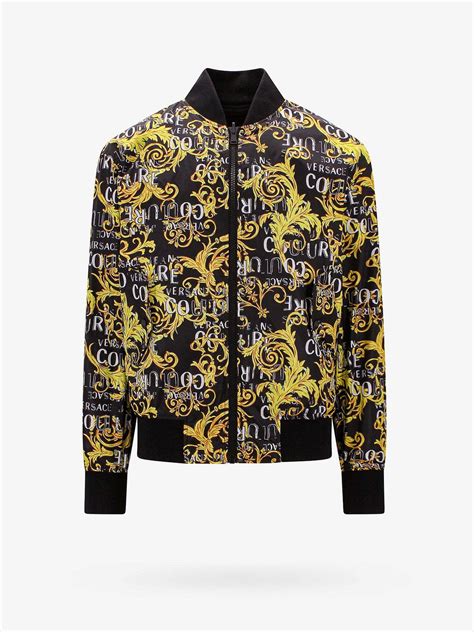 Versace Jeans Couture Jacket Black Mens Versace