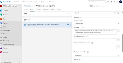 Image result for Deploy Arm Template with Azure DevOps Tutorial