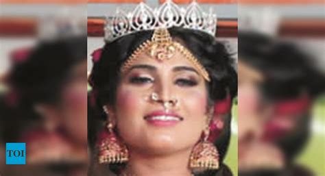 Transgender Wins Beauty Contest | Chennai News - Times of India