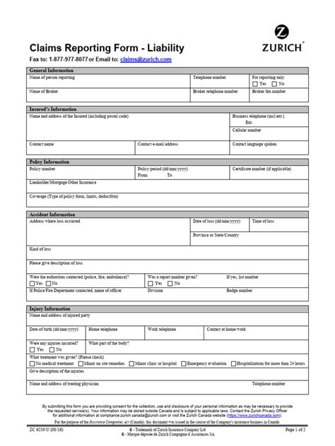 Liability Insurance Form 的图像结果