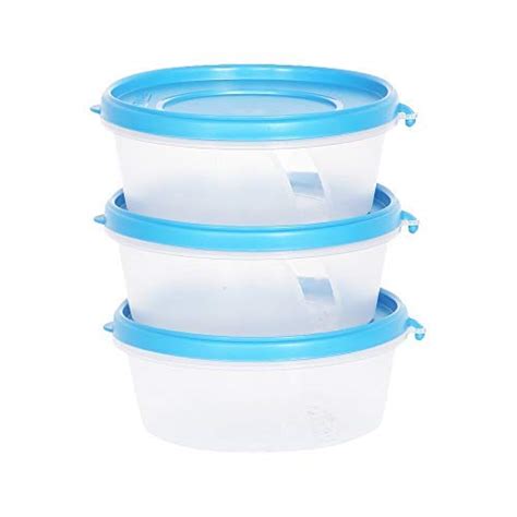 Buy Cutting EDGE 500ml Nesterware Round Plastic Container Set of 3 BPA ...