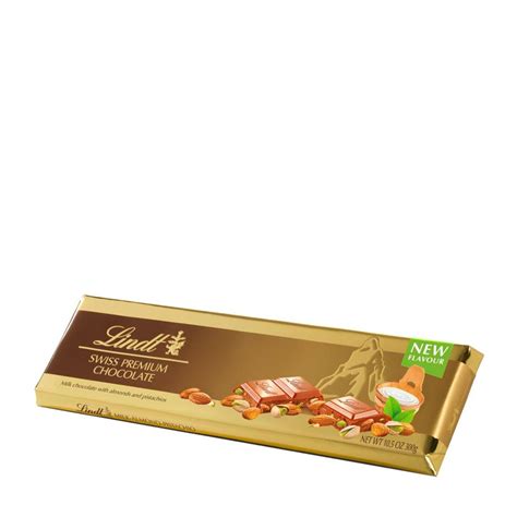 Lindt PISTACHIO CHOCOLATE BAR 300 gr| Duty Free | BestValue