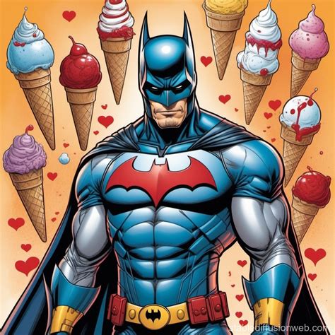 Ice Cream Villain's Costume Fusion of Ironman and Batman | Stable ...