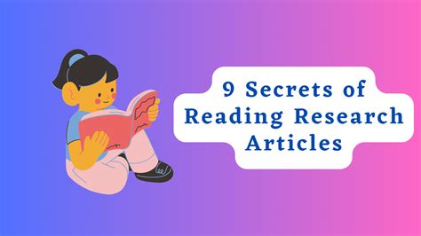 Secrets of Reading Research Articles: 9 Easy Steps - iLovePhD