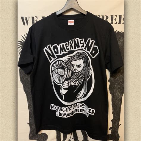 No Means No / My Anger Is Justified I Demand Respect ♯ ブラック Short ...
