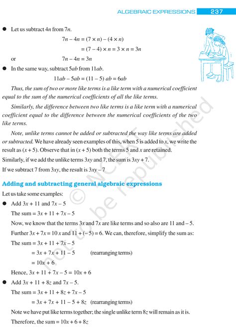 Image result for Tips for Algebra Class 7