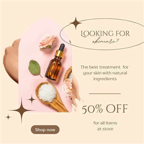 Skincare Promo Instagram Post - Templates by Canva | Instagram post ...