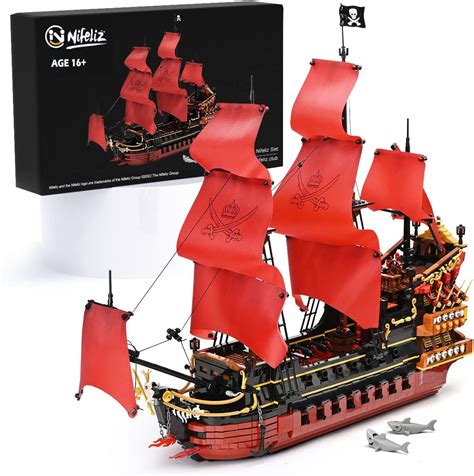 SIGALECT Queen Annas Revenge Pirate Ship Model India | Ubuy