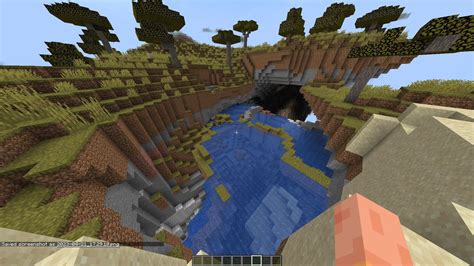 Hello, me and my mate found this large cave formation in our Creative ...