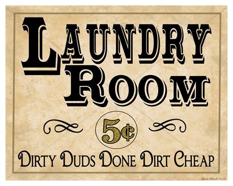 Laundry Room Signs Printable - Printable Sight Words List