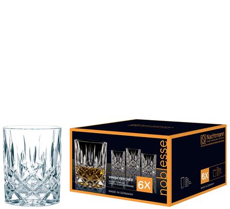 Northland Noblesse by Natchmann Crystal Whiskey Tumbler Glasses - Set ...