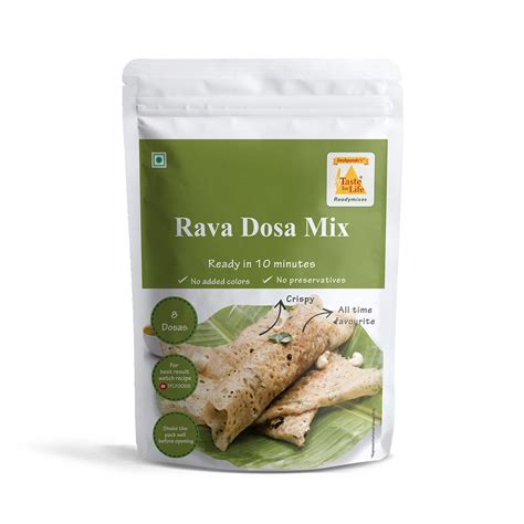 Buy Rava Dosa Mix - Taste For Life – Taste for Life Products