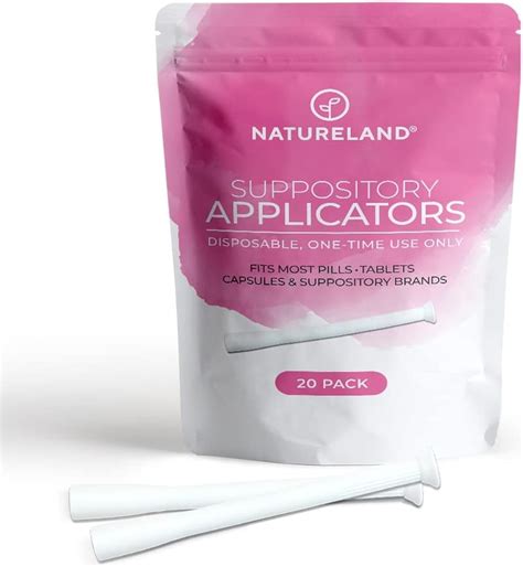 Natureland Vaginal Suppository Applicators, Soft India | Ubuy