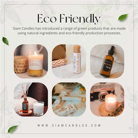 Eco-Friendly Candles | แกลเลอรีที่โพสต์โดย Siam Candles | Lemon8