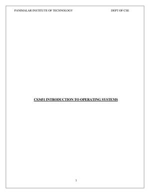 OS CSE - OS FULL NOTES - UNIT I - OPERATING SYSTEMS OVERVIEW ...